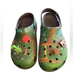 CROCS Men’s Minecraft Classic Clog Size 11